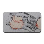 Hand Finger Drawing Fingernails Medium Bar Mats 16 x8.5  Bar Mat