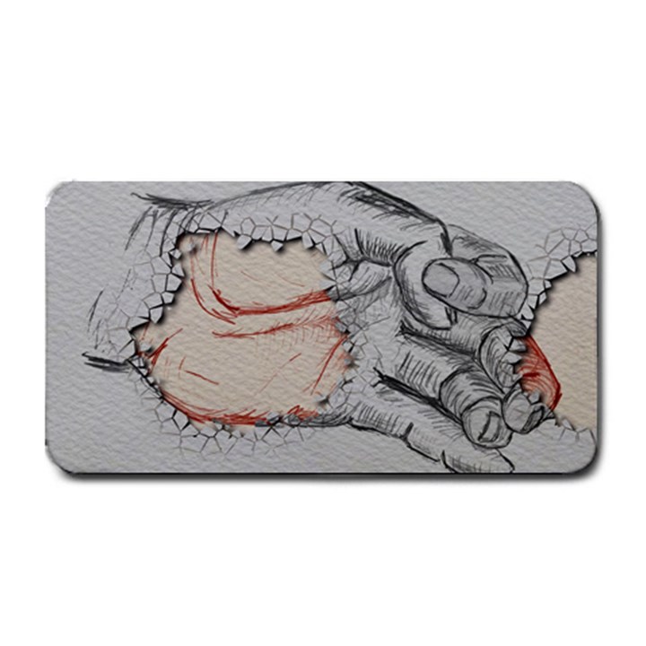 Hand Finger Drawing Fingernails Medium Bar Mats