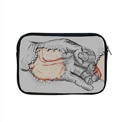 Hand Finger Drawing Fingernails Apple Macbook Pro 15  Zipper Case by Simbadda