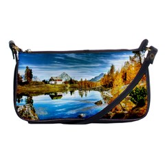 Dolomites Mountains Italy Alpin Shoulder Clutch Bags by Simbadda