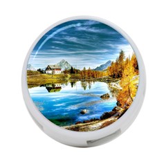 Dolomites Mountains Italy Alpin 4-port Usb Hub (two Sides)  by Simbadda