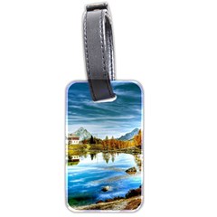 Dolomites Mountains Italy Alpin Luggage Tags (two Sides) by Simbadda