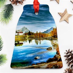 Dolomites Mountains Italy Alpin Bell Ornament (two Sides) by Simbadda