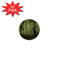 Forest Tree Landscape 1  Mini Magnet (10 Pack)  by Simbadda