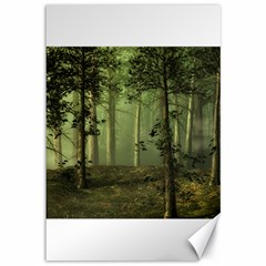 Forest Tree Landscape Canvas 12  X 18   by Simbadda