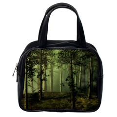 Forest Tree Landscape Classic Handbags (one Side) by Simbadda