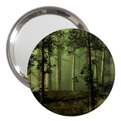 Forest Tree Landscape 3  Handbag Mirrors by Simbadda