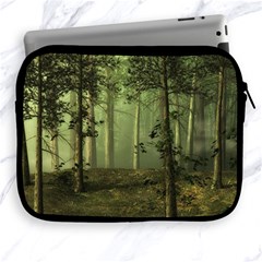 Forest Tree Landscape Apple Ipad 2/3/4 Zipper Cases by Simbadda