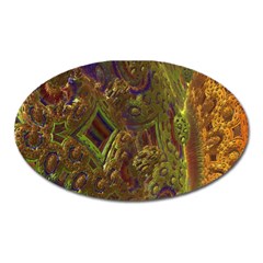 Fractal Virtual Abstract Oval Magnet by Simbadda