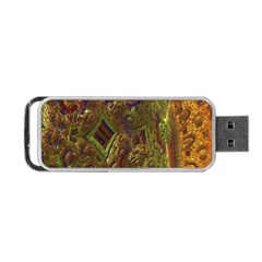 Fractal Virtual Abstract Portable Usb Flash (two Sides) by Simbadda