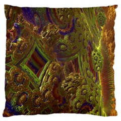 Fractal Virtual Abstract Standard Flano Cushion Case (one Side) by Simbadda