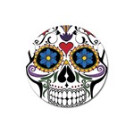 Cranium Sugar Skull Magnet 3  (Round) Front