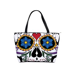 Cranium Sugar Skull Shoulder Handbags by StarvingArtisan