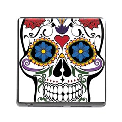 Cranium Sugar Skull Memory Card Reader (square) by StarvingArtisan