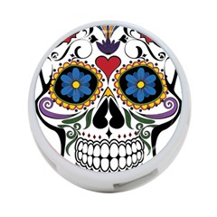 Cranium Sugar Skull 4-port Usb Hub (two Sides)  by StarvingArtisan