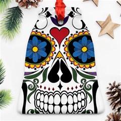 Cranium Sugar Skull Ornament (bell) by StarvingArtisan