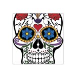 Cranium Sugar Skull Satin Bandana Scarf Front