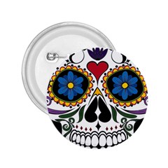 Cranium Sugar Skull 2 25  Buttons by StarvingArtisan