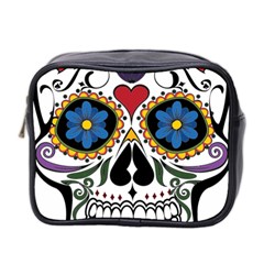 Cranium Sugar Skull Mini Toiletries Bag 2-side by StarvingArtisan