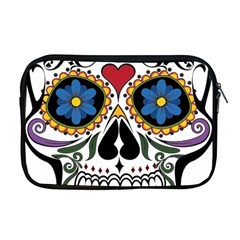 Cranium Sugar Skull Apple Macbook Pro 17  Zipper Case by StarvingArtisan