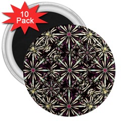 Dark Tropical Pattern 3  Magnets (10 Pack)  by dflcprints