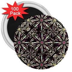 Dark Tropical Pattern 3  Magnets (100 Pack) by dflcprints