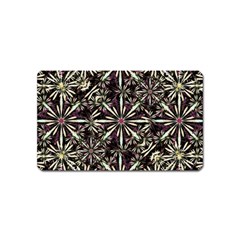 Dark Tropical Pattern Magnet (name Card) by dflcprints