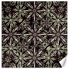 Dark Tropical Pattern Canvas 12  X 12   by dflcprints