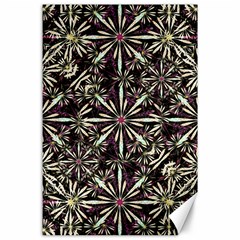 Dark Tropical Pattern Canvas 24  X 36  by dflcprints