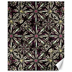 Dark Tropical Pattern Canvas 11  X 14   by dflcprints