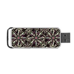 Dark Tropical Pattern Portable Usb Flash (one Side) by dflcprints