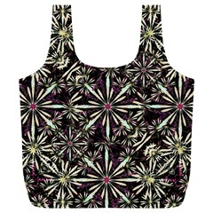 Dark Tropical Pattern Full Print Recycle Bags (l)  by dflcprints