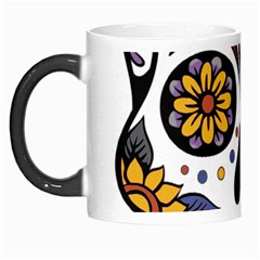 Sugar Skull Morph Mugs by StarvingArtisan