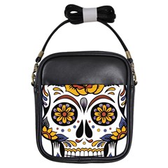 Sugar Skull Girls Sling Bags by StarvingArtisan