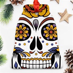 Sugar Skull Bell Ornament (two Sides) by StarvingArtisan