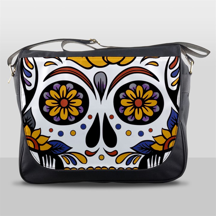 Sugar Skull Messenger Bags