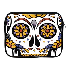 Sugar Skull Apple Ipad 2/3/4 Zipper Cases by StarvingArtisan