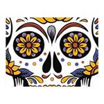 Sugar Skull Double Sided Flano Blanket (Mini)  35 x27  Blanket Front