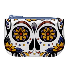 Sugar Skull Large Coin Purse by StarvingArtisan