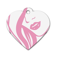 Pinky Dog Tag Heart (two Sides) by StarvingArtisan