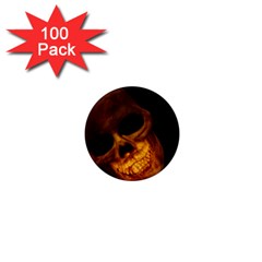 Laughing Skull 1  Mini Magnets (100 Pack)  by StarvingArtisan