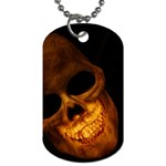 Laughing Skull Dog Tag (Two Sides) Front