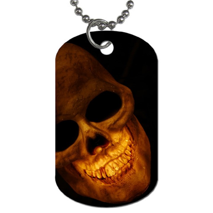 Laughing Skull Dog Tag (Two Sides)