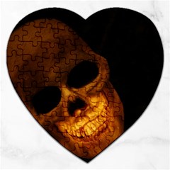 Laughing Skull Jigsaw Puzzle (heart) by StarvingArtisan