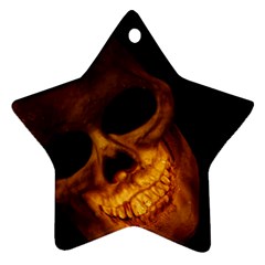 Laughing Skull Star Ornament (two Sides) by StarvingArtisan