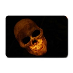 Laughing Skull Small Doormat  by StarvingArtisan