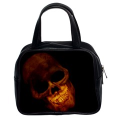 Laughing Skull Classic Handbags (2 Sides) by StarvingArtisan