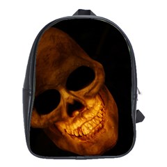 Laughing Skull School Bag (large) by StarvingArtisan