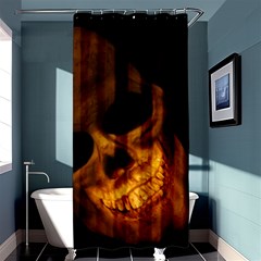 Laughing Skull Shower Curtain 36  X 72  (stall)  by StarvingArtisan