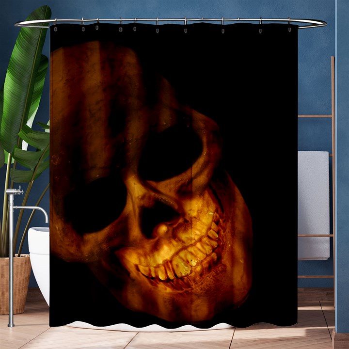 Laughing Skull Shower Curtain 60  x 72  (Medium) 